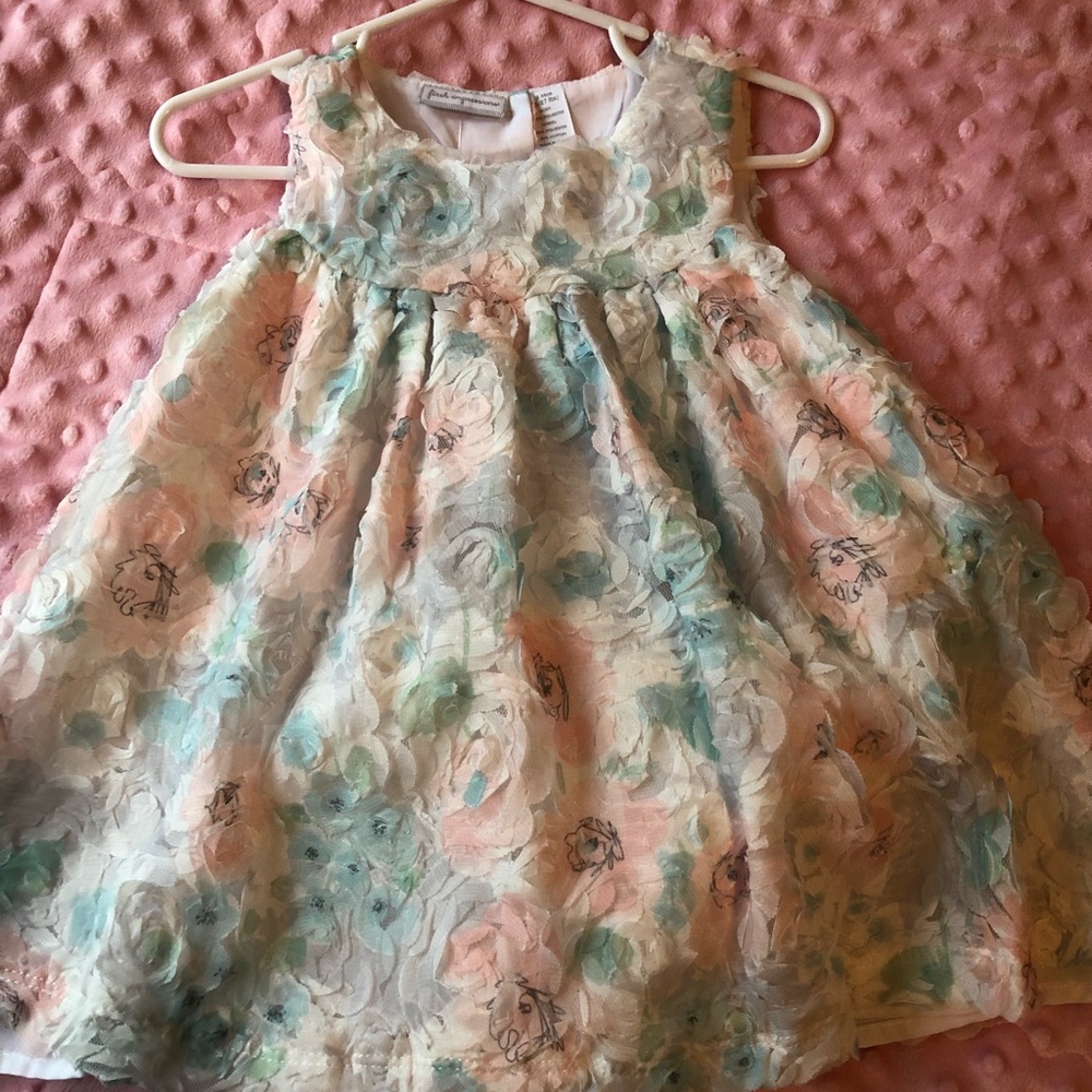 Pastel, Pastel and More Pastel colored dress.